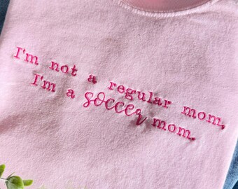 personalized i'm not a regular mom comfort colors tee, custom mama t-shirt, soccer mom, cheer mom, dance mom, comfy mom life shirt