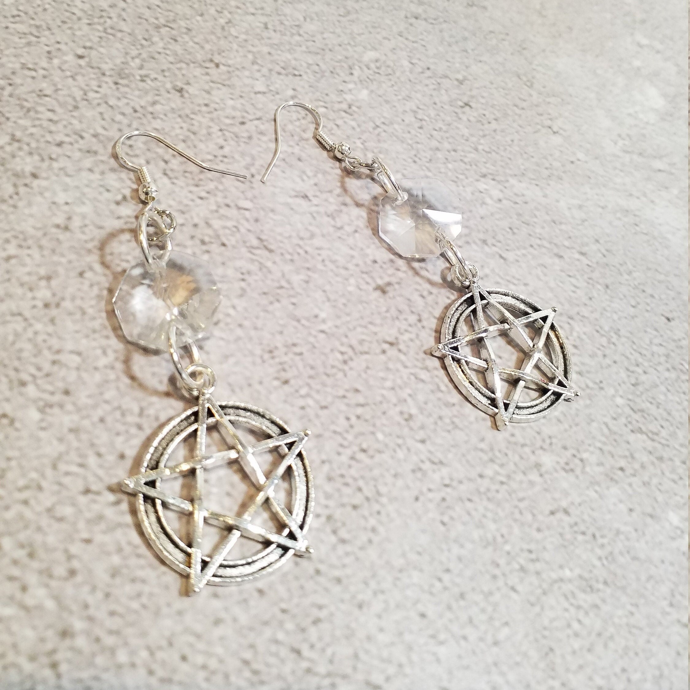 Joyería gótica pendientes góticos regalo joyería de metal Etsy