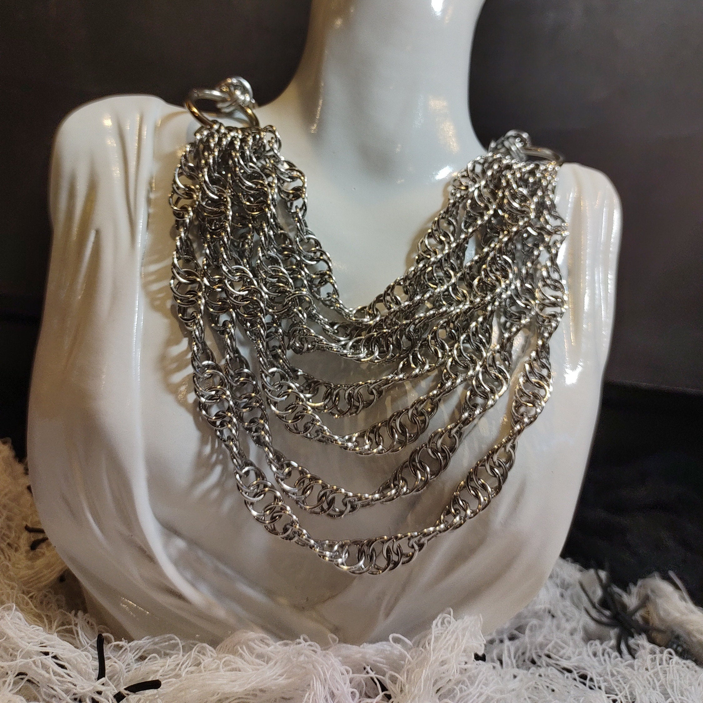 Silver by 2024 mail necklaces