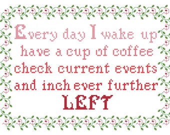 Chaque jour, 1 pouce plus loin à gauche - Modèle à télécharger immédiatement