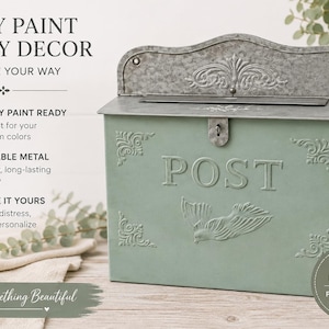 Paintable Wedding Card Box, Customizable Mailbox Keepsake Holder, Spray Paint Ready Decor