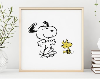 snoopy wall art