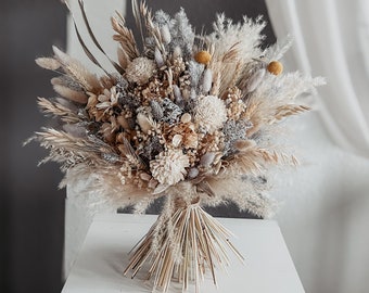 Dried Wildflower Bouquets, Naturally Preserved Flowers, Boho Wedding bouquet, Spring bridal bouquet, Bouquets for a Bud Vase, Gifts under 35