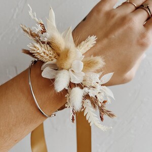 Corsage - Wedding corsage, flower corsage, bridesmaid corsage, wrist corsage for wedding, bridal corsage, boho corsage, boho corsage image 3