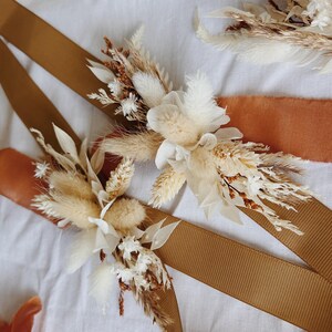 Corsage - Wedding corsage, flower corsage, bridesmaid corsage, wrist corsage for wedding, bridal corsage, boho corsage, boho corsage image 7