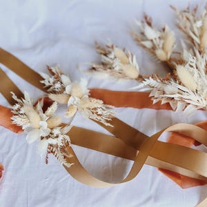 Corsage - Wedding corsage, flower corsage, bridesmaid corsage, wrist corsage for wedding, bridal corsage, boho corsage, boho corsage image 6