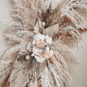 Pampas wedding arch flowers, floral ceremony bridal arch, dried arrangements, wedding floral arrangements, boho flowers arch, wedding decor