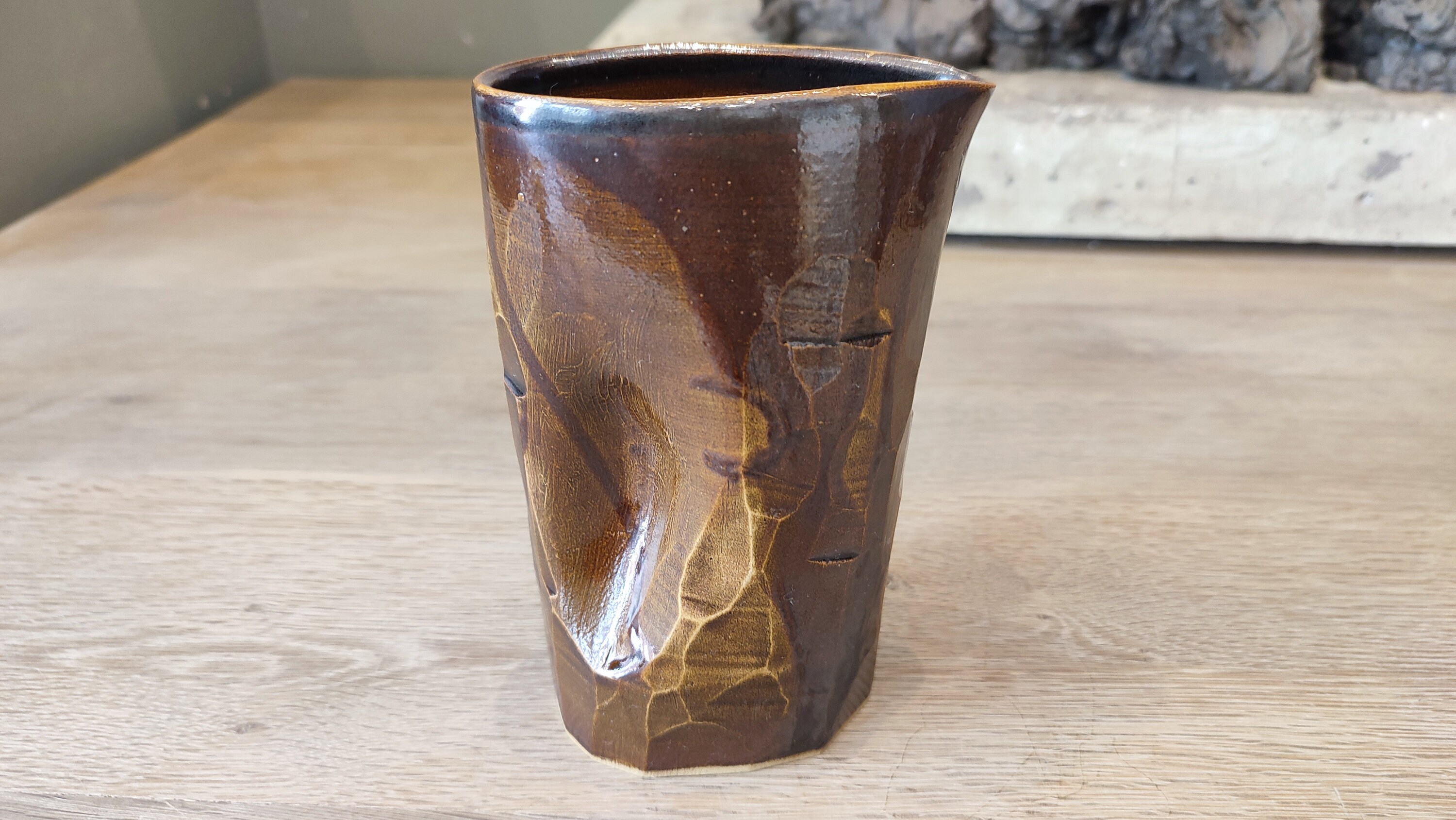 Pichet Céramique Emaillée - Terre Coupée 2