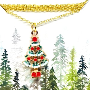 Christmas Tree Necklace