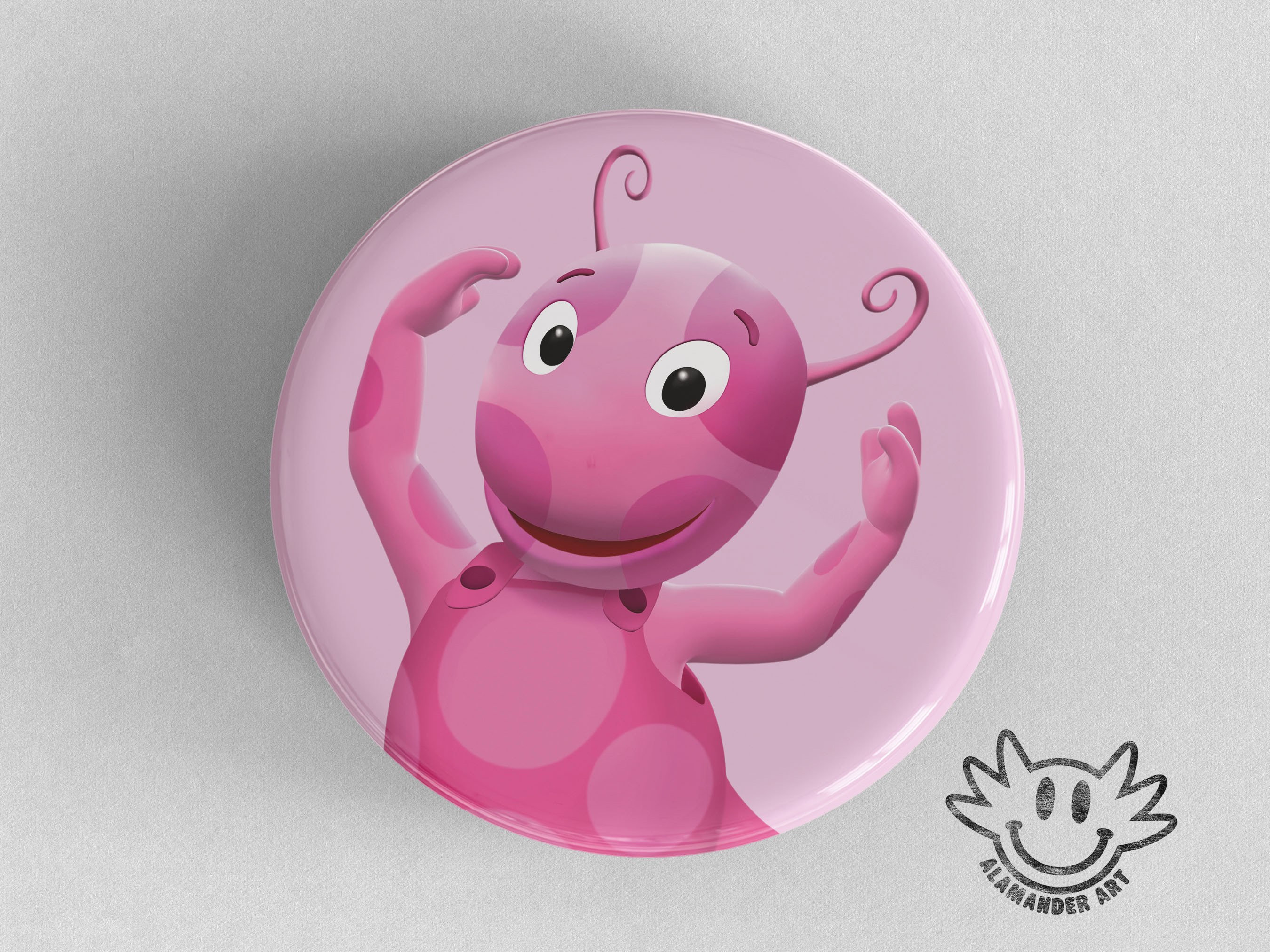 Uniqua Backyardigans Pink Photographic Print ubicaciondepersonas.cdmx