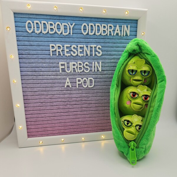 Felle im Schoß - Oddbody Oddbrain Food Plüsch