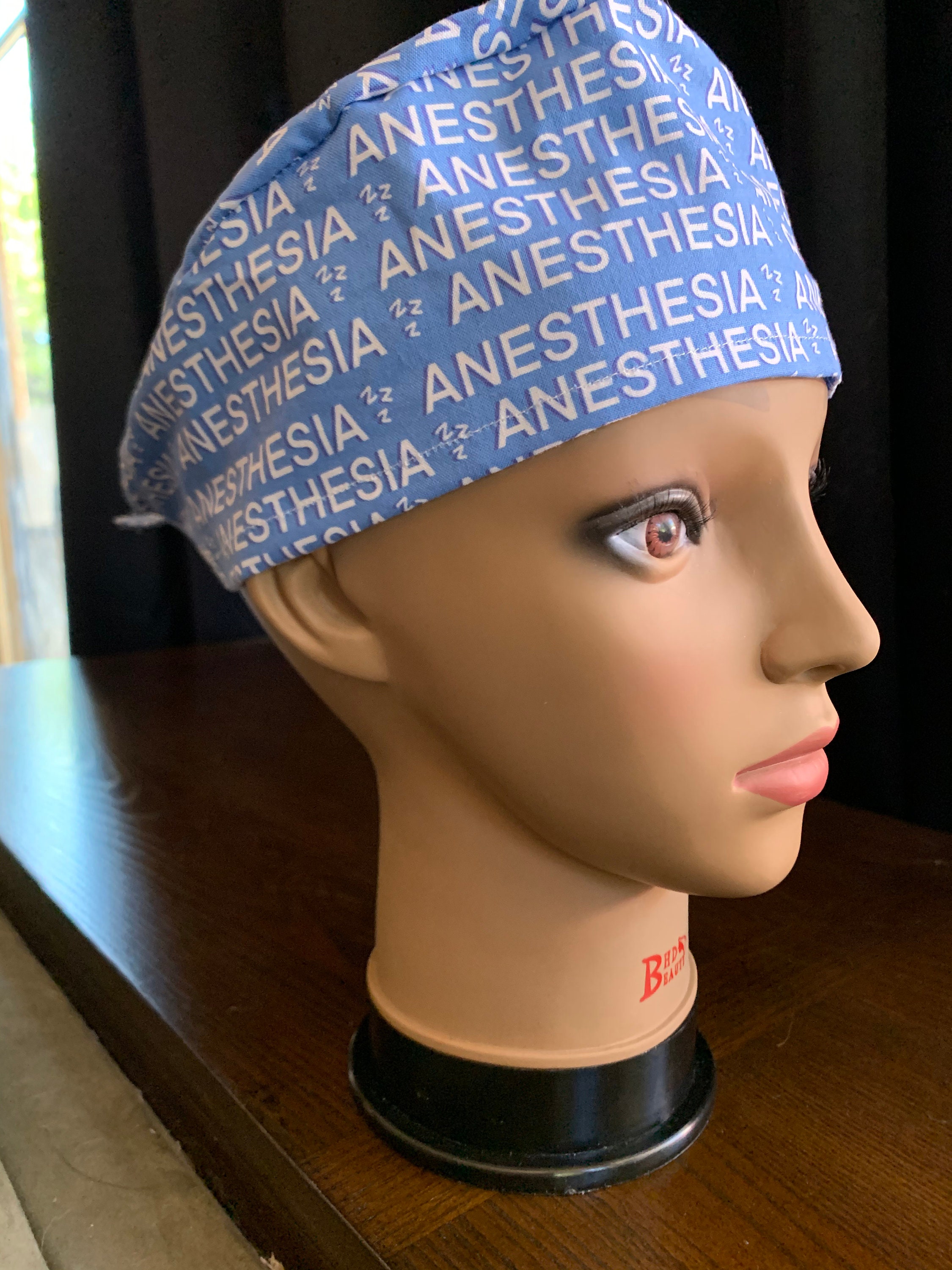 Anesthesia Scrub Skull Caps Etsy