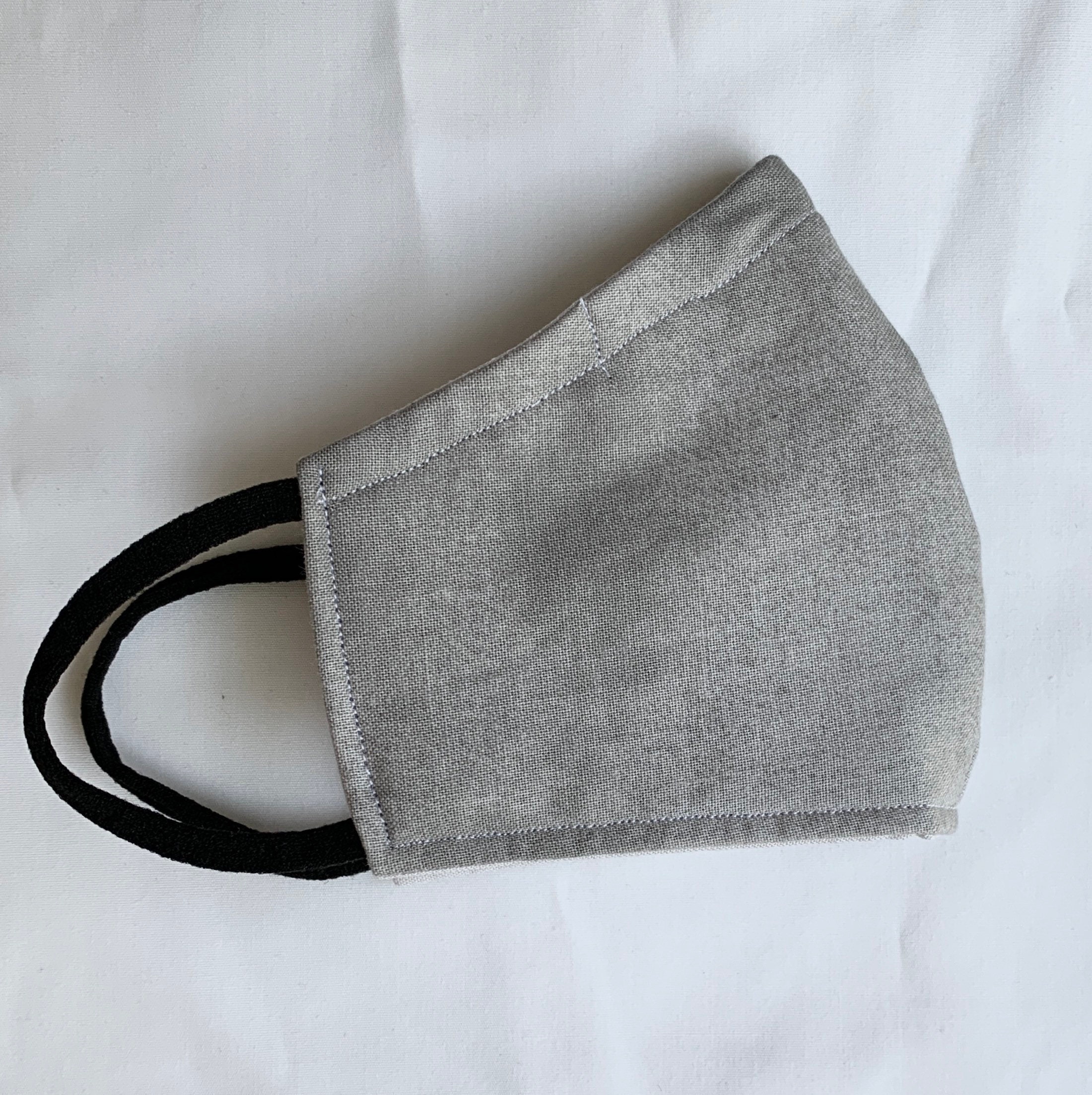 Faded Gray Face Mask Etsy