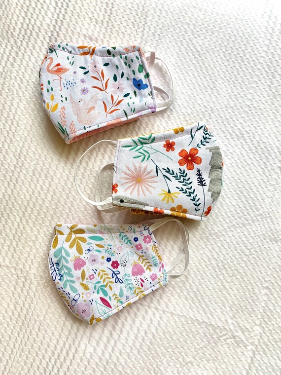 Little Girls Face Mask Etsy
