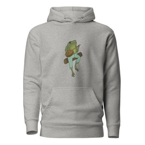 Cute Frog on Skateboard Hoodie Kawaii Cottagecore Aesthetic Skater Sweater Skateboarding Frog Toad Unisex Clothes Funny Sports Animals Etsy