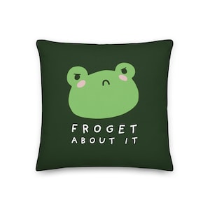 Kudde för grinig groda, söt ordvits för grodälskare, roligt sött grodansikte, Phorg-meme, kvickt italienskt talesättskämt