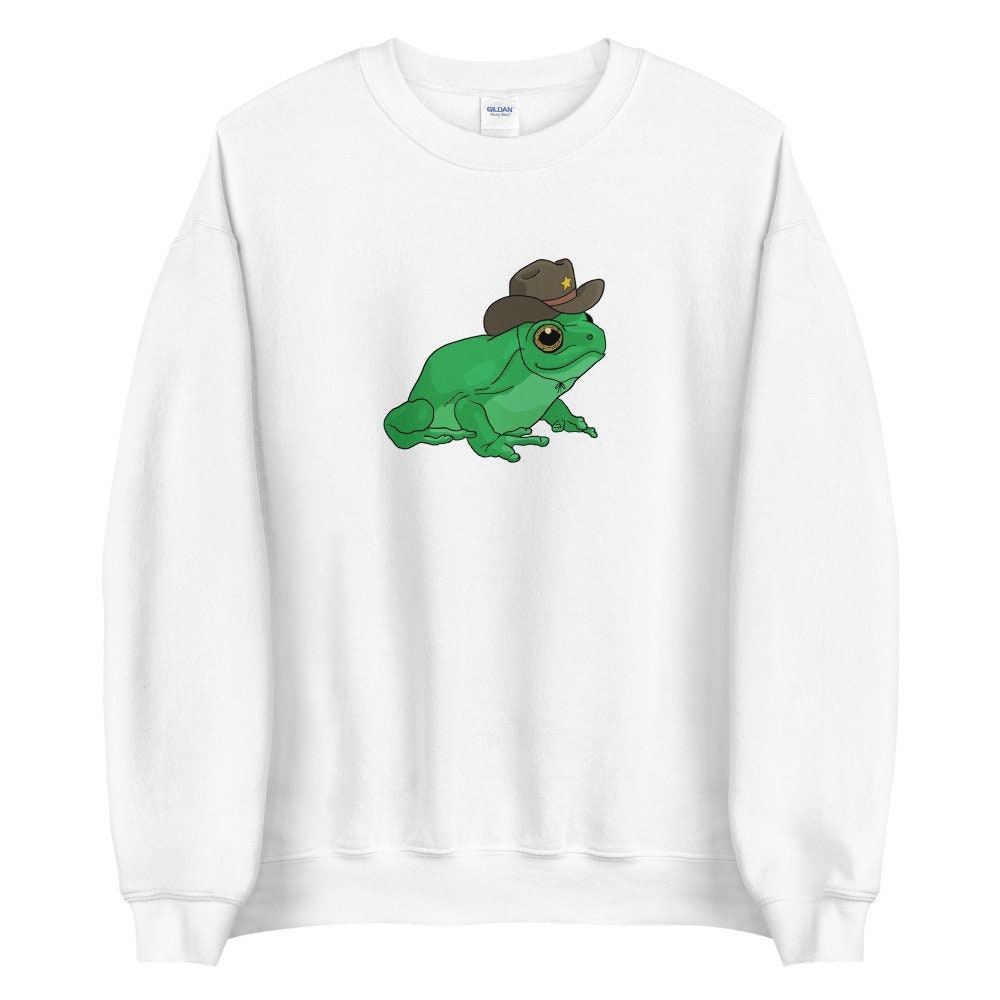 cowboy frog sweatshirt