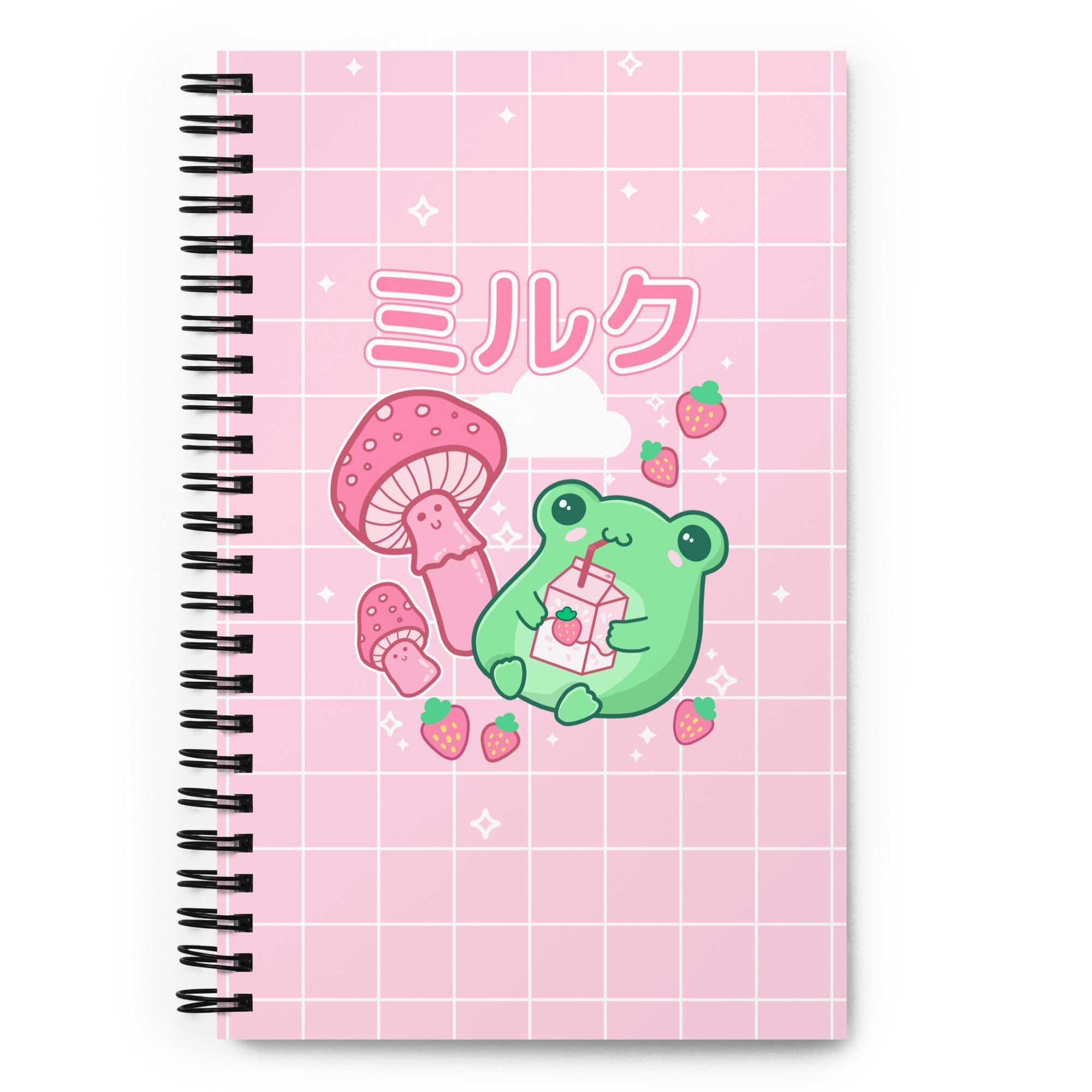 aesthetic notebook : Aesthetic Pink otaku anime Kawaii Japanese