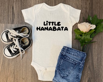 Hawaii newborn outfit Little Hanabata Hawaii Baby Bodysuit 808 tshirt Hawaii baby clothes Hawaii baby gift for baby shower cute baby shirt