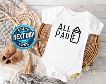 Funny Hawaii Baby Bodysuit All Pau Baby Onesie® For Baby shower gift Baby clothes Hawaii For Baby Boy Baby Girl Hawaii Tshirt for Newborns