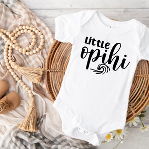 Cute Hawaii Baby Outfit Bodysuit Little Opihi Shaka  Hawaii baby 808 Shirt Baby clothes For Baby Shower Gift For New Mom Baby Hawaii Tshirt