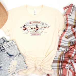 Stitchfolk Reproduction Sampler Stitcher Tee Shirt, Sampler Stitcher Shirt, Cross Stitch Shirt, Gift for Cross Stitcher