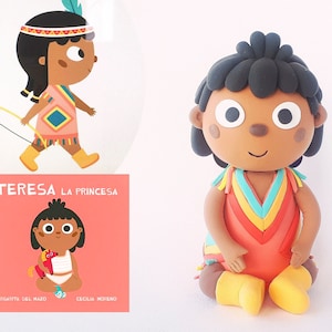 Figura de personaje de álbum ilustrado por encargo, Figura a partir de tu dibujo, Figura personalizada de tu personaje