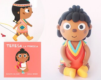 Character commission custom figurines, Custom figure from drawing, Book character cartoon character personalized figure Children author gift