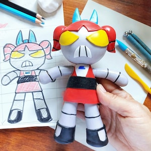 Custom figurine from drawing, Cartoon character custom art toy, Custom character figure commission, Art work in 3D personalized fandom gifts