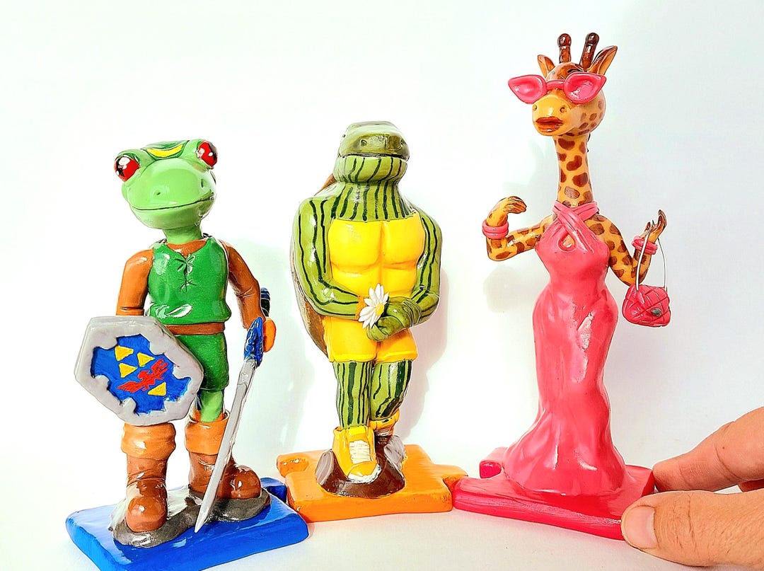 Custom Figure Character Commission From Drawing, Custom Art Toy Cartoon ...