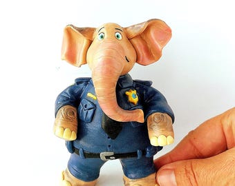 Custom Clay Figure Commission: Handmade, Hand-Painted Cartoon Character Sculpture
