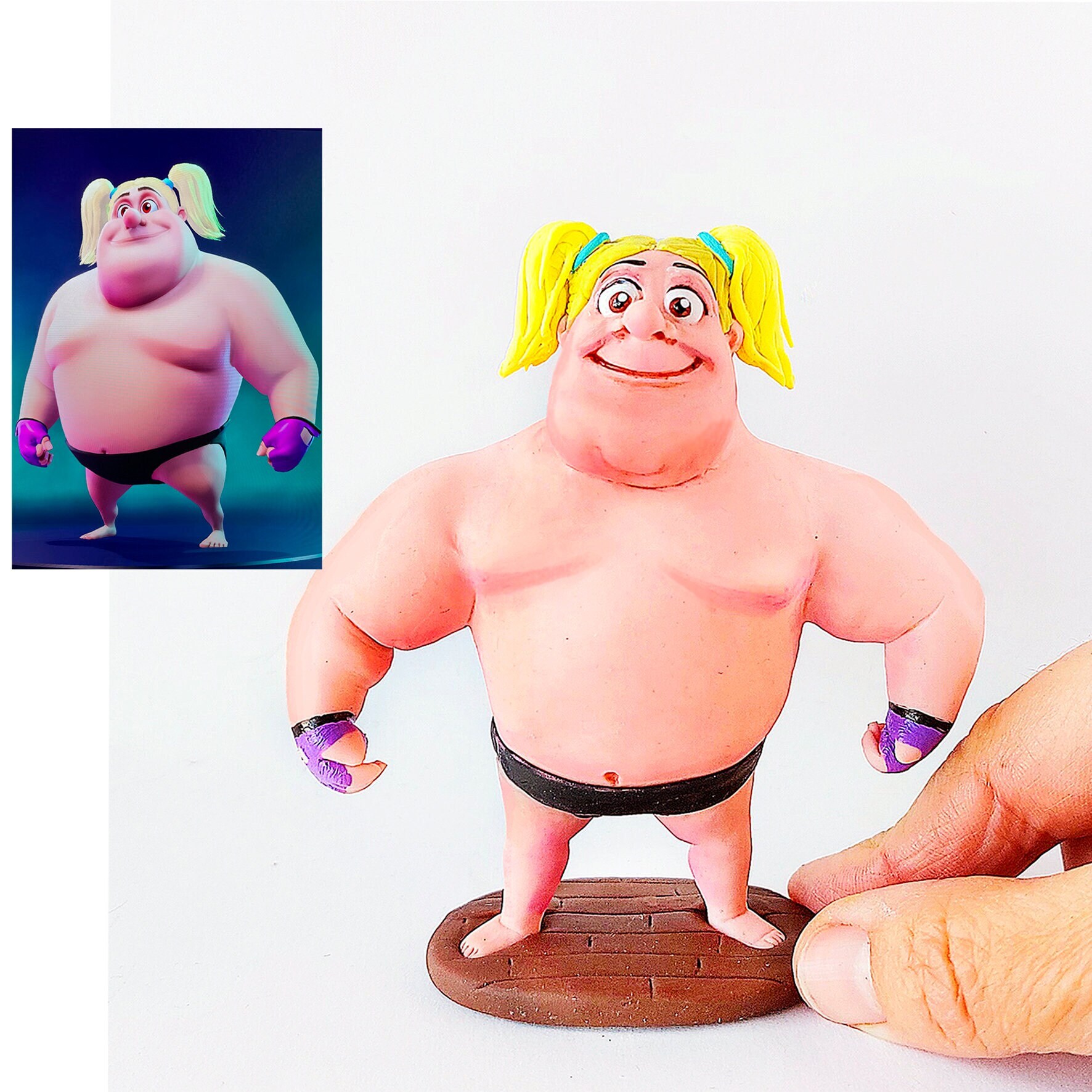 Cartoon Character Art Toy Custom Figure, Custom Character Commission ...