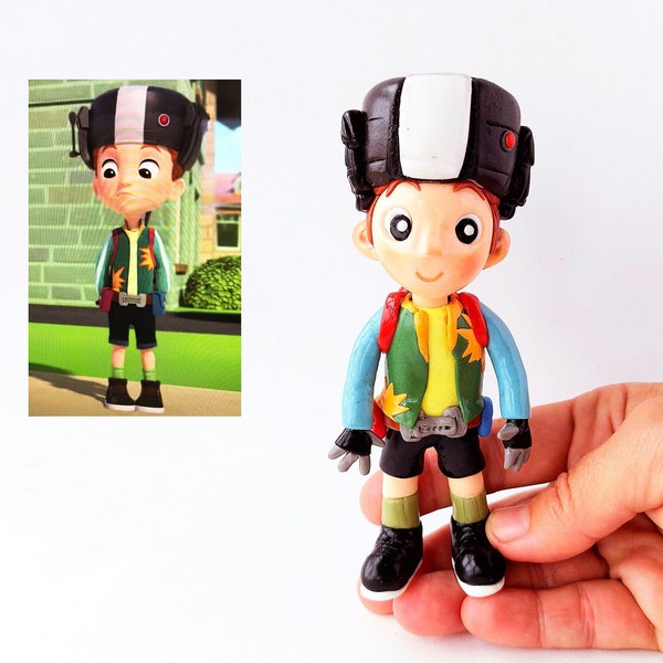 Character commission custom figure from picture, Custom art toy handmade clay figure from photo, Cartoon mascot to life for fandom gifts