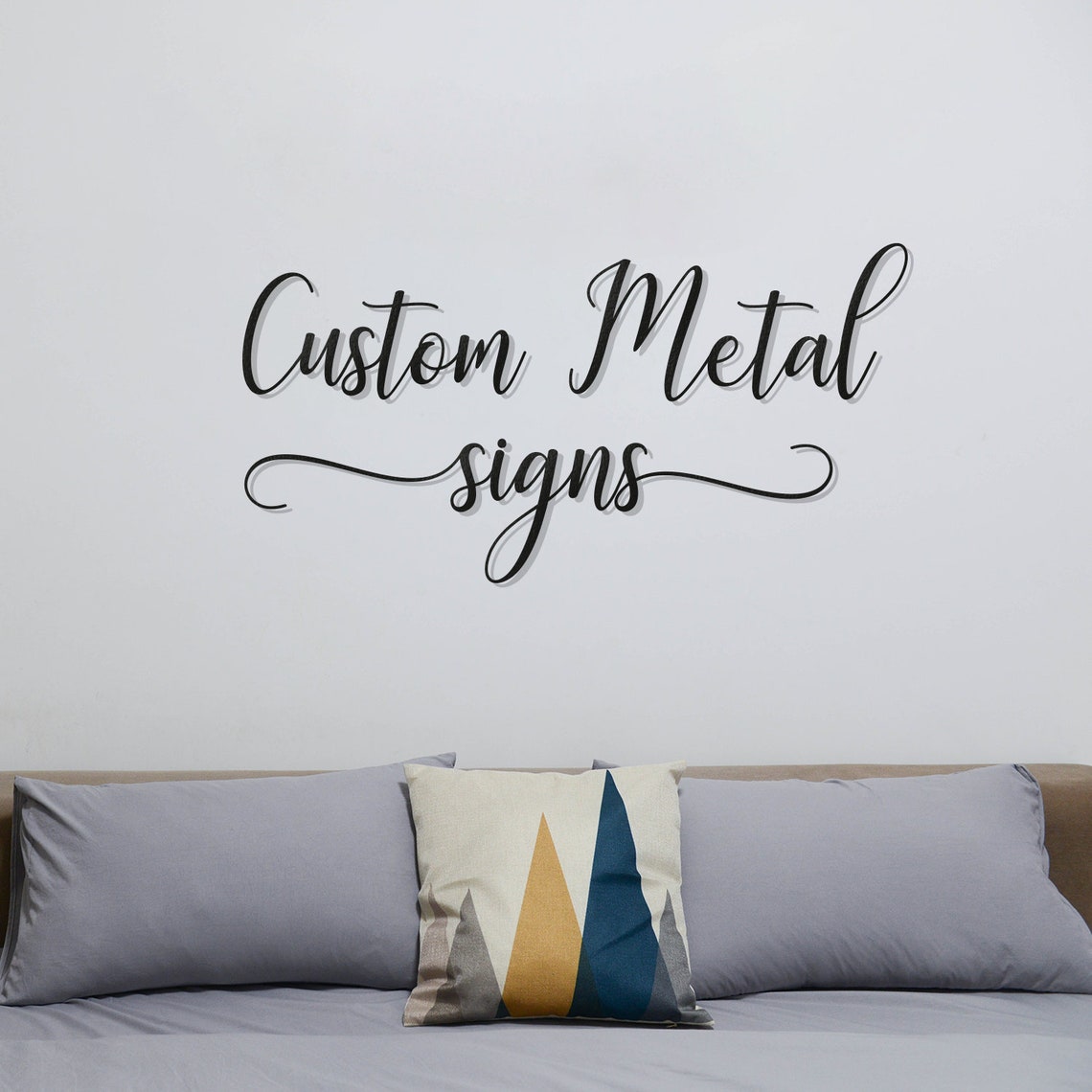 Custom Metal Words for You Custom Metal Wall Art Your Words | Etsy