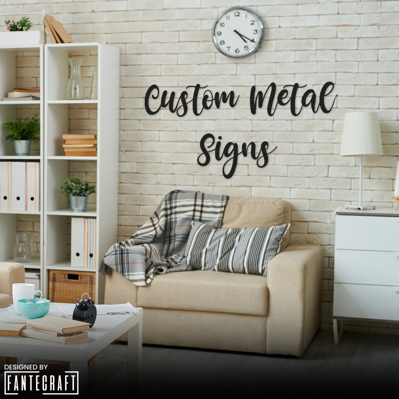 Custom Metal Words Wall Art Custom Metal Wall Art Your Words Etsy