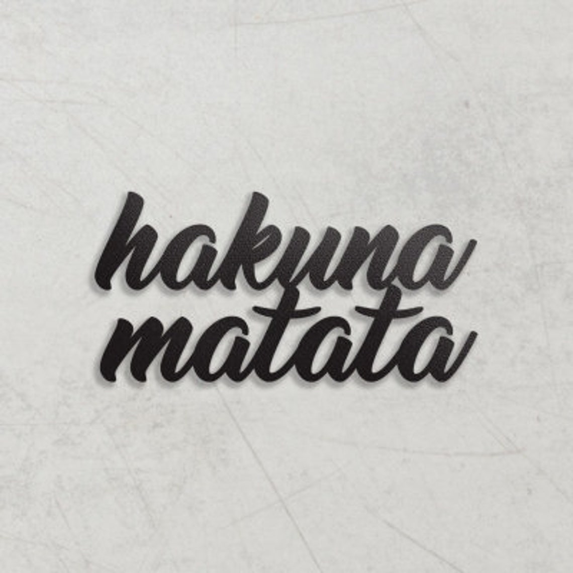 Metal Hakuna Matata Metal Wall Decor Metal Wall Art Gift Etsy