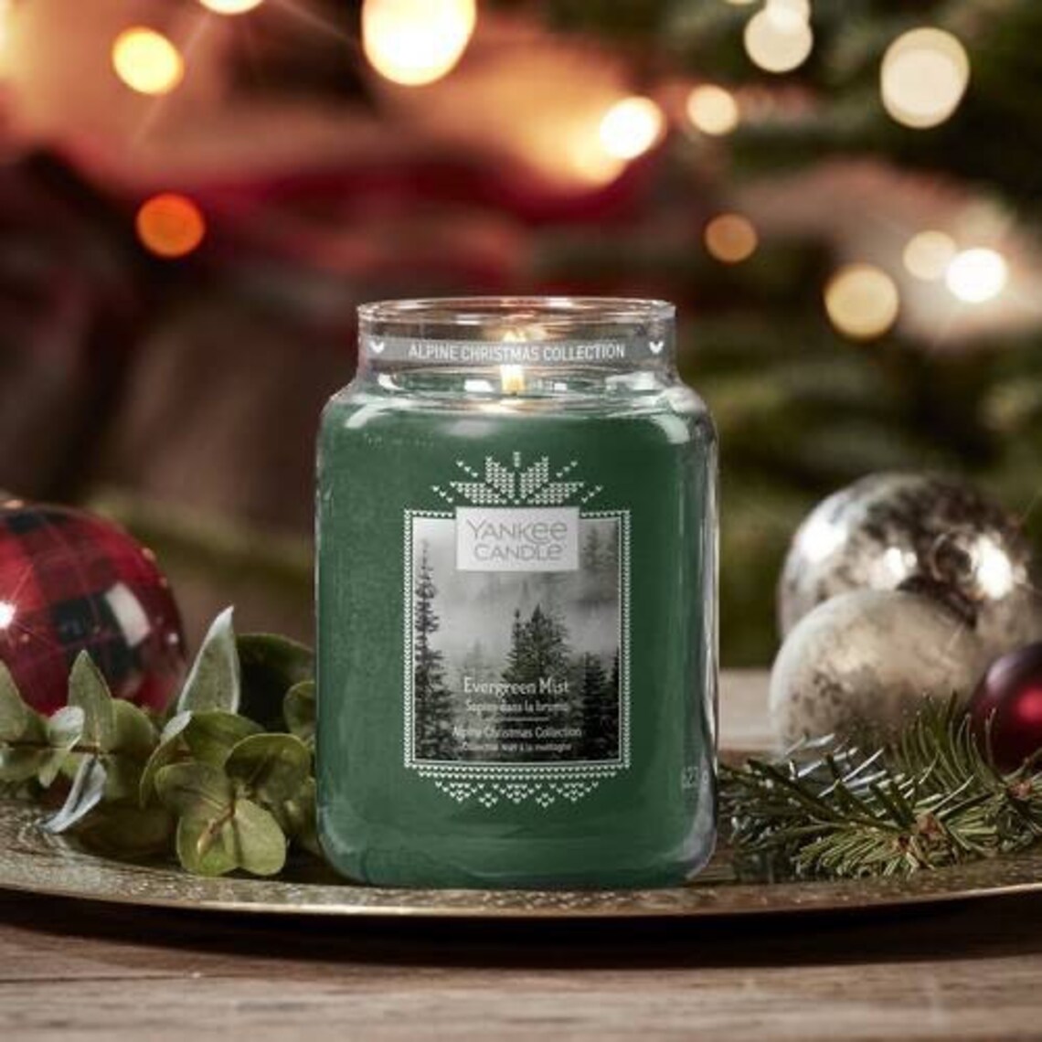 Yankee Candle Mountain Holiday Collection Evergreen Mist Etsy