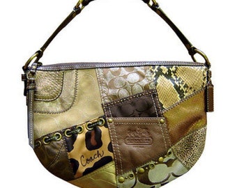 coach patchwork tote