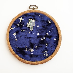 Star blue velvet pin board, enamel pin display, pin display board, pin collection display, graduation gift for best friend, pin holder