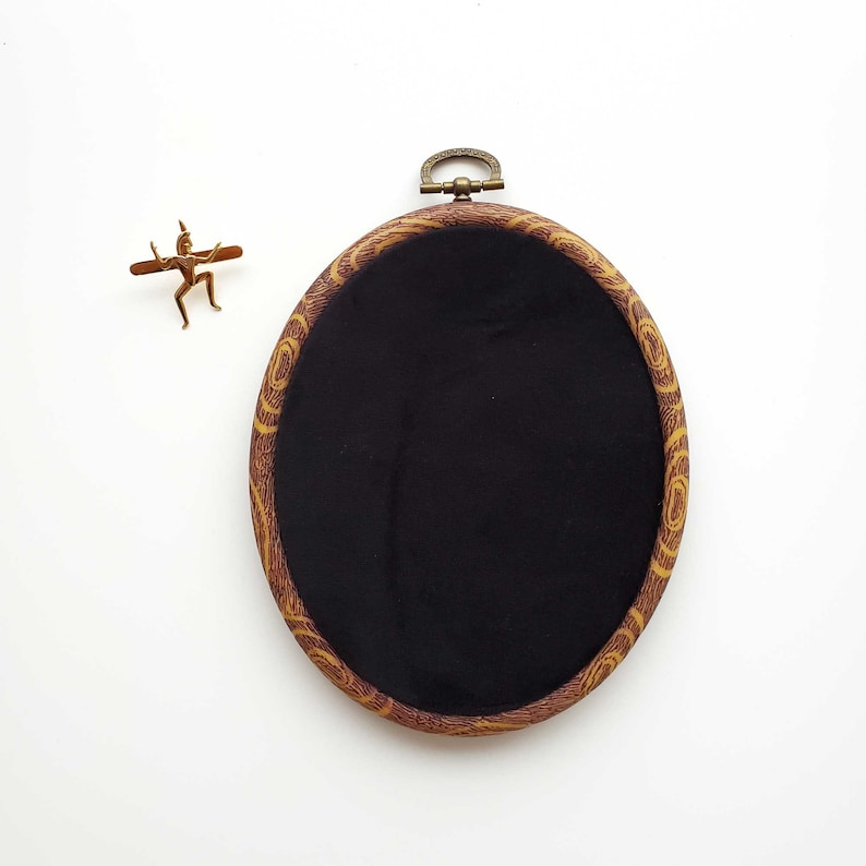 Black Velvet Pin Display Enamel Pin Hoop Badge Pin Holder Etsy