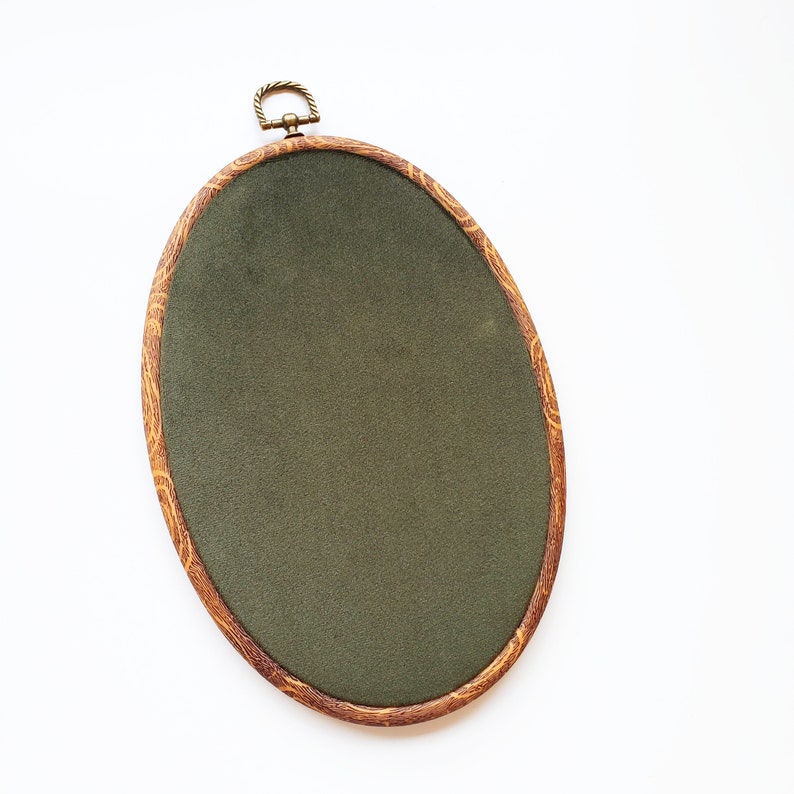 Moss green velvet enamel pin hoop, enamel pin display, pin display board, pin collection board, graduation gift for best friend, birthday gift for her