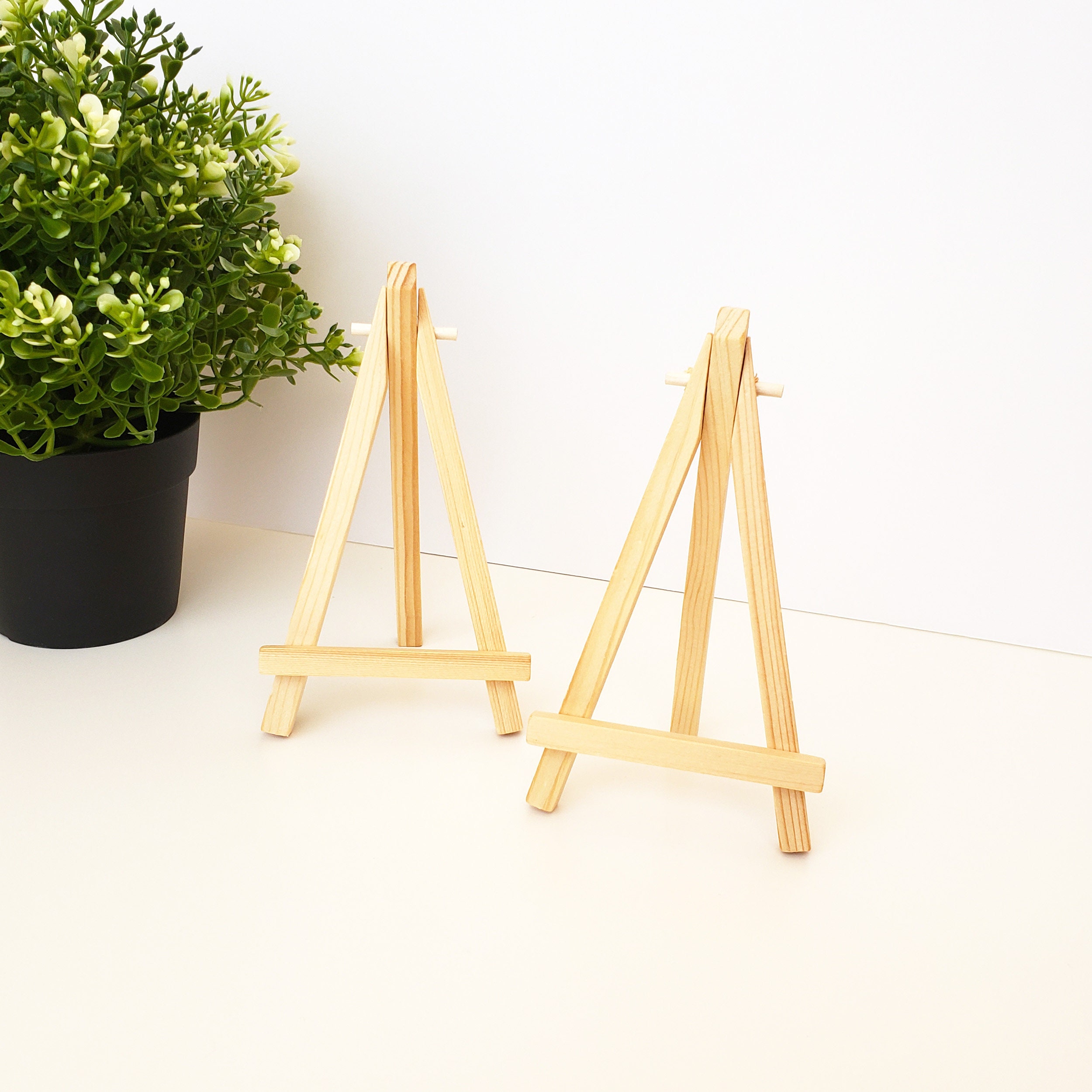 Wooden Easel Stand, Mini Wooden Easel, 6 Inch Easel, Tripod