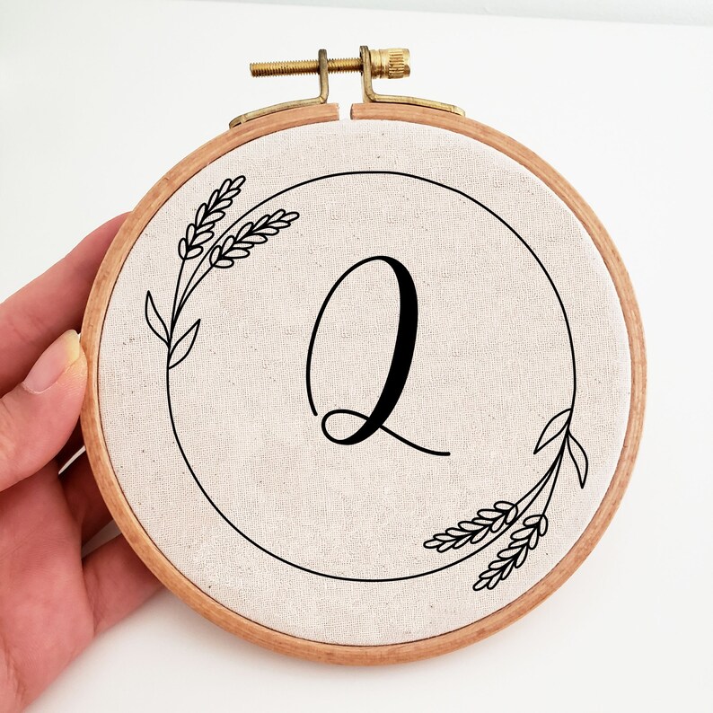 Monogram Embroidery Pattern Bundle, Alphabet Embroidery Pattern Bundle ...