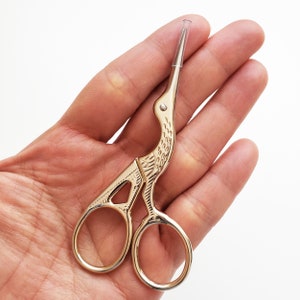 Seam ripper kit, embroidery scissors, embroidery accessory, thread ripper, stork scissors, needle threader, birthday gift for best friend