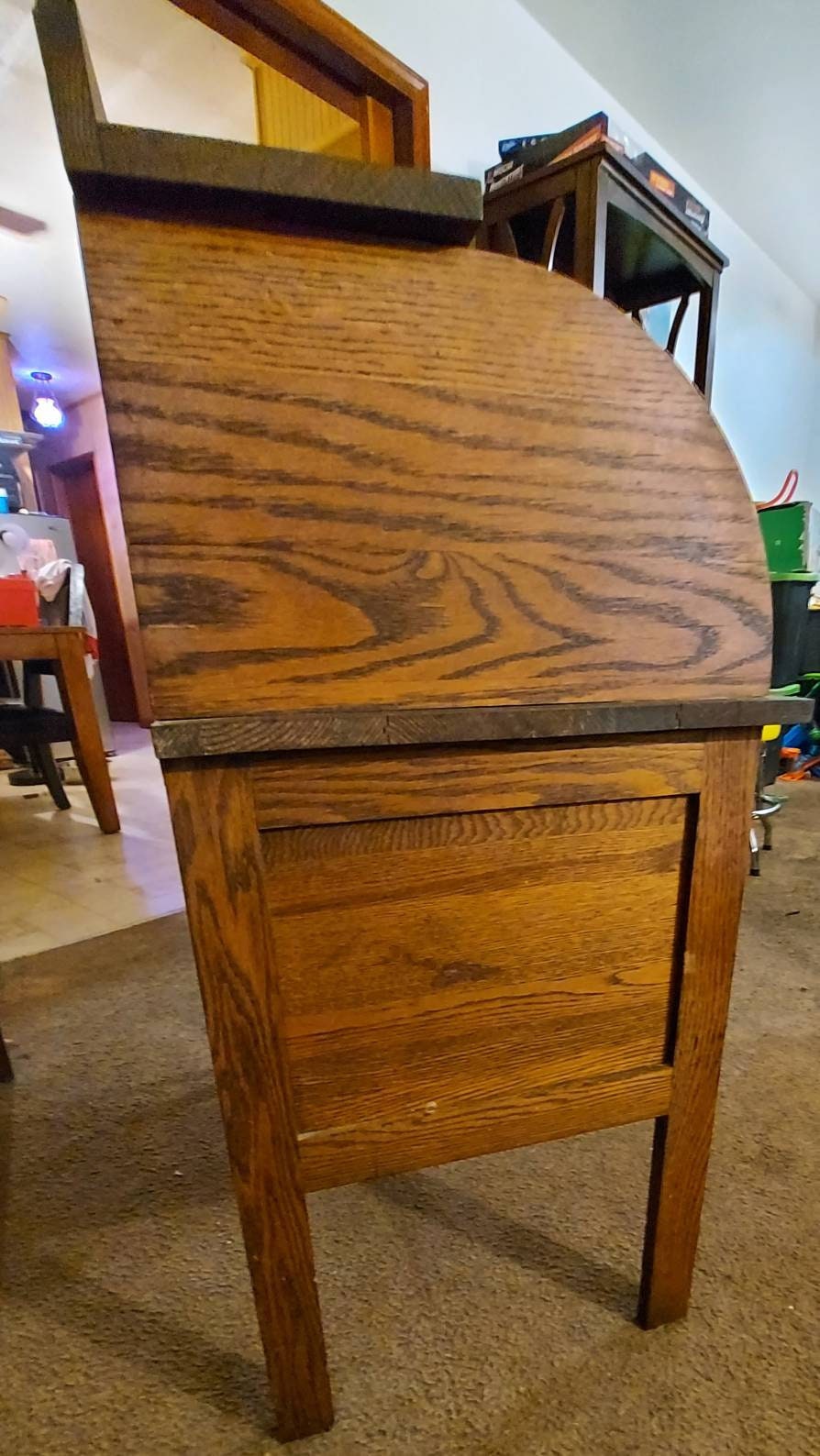 Vintage Roll Up Top Desk with possible free shipping to some Etsy