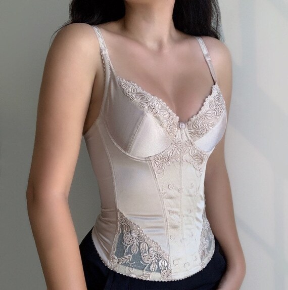 Rare Vintage Gold Corset Bustier Top