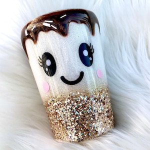 S’mores Cocoa Drip Mug; Smores Hot Chocolate Drip Cup for Kids; Christmas Gift