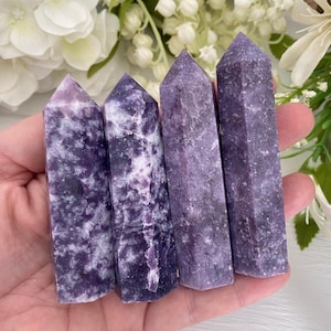 Lepidolite Towers (aka Purple Mica), You Choose
