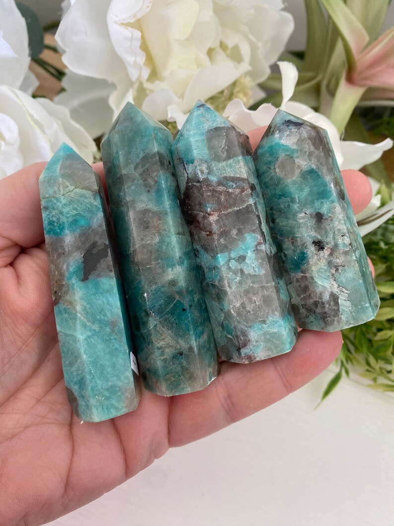 Caribbean Calcite Towers (available With Lapis Lazuli Inclusions or ...