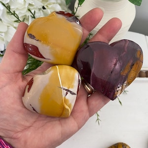Mookaite Jasper Hearts (You Choose)